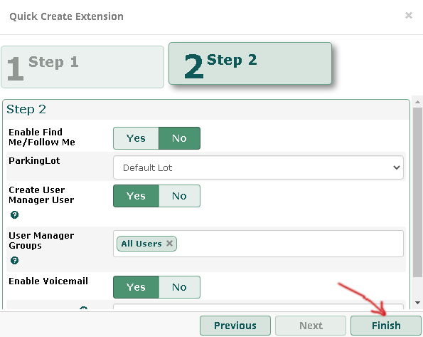 Add Extension Step 2
