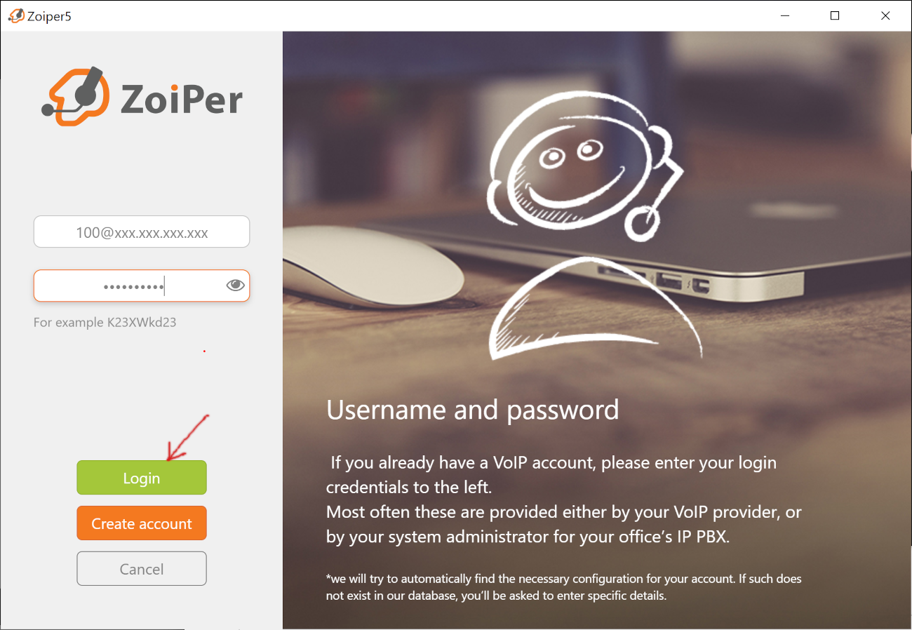 Zoiper Login